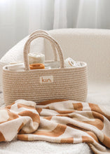 Load image into Gallery viewer, Cotton Rope Nappy Caddy Organiser