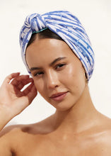 Load image into Gallery viewer, Dahlia Shower Cap | Marine Stripe (Big Hair)