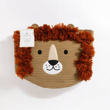 Load image into Gallery viewer, Cotton Rope Animal Hamper - Lion