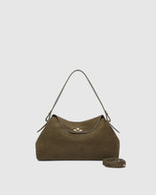 Load image into Gallery viewer, Nicole Suedette Handbag | Olive