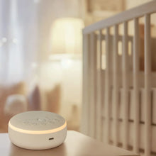 Load image into Gallery viewer, Portable Baby White Noise Machine & Night Light - White