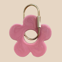 Load image into Gallery viewer, Handmade Daisy Keyring | Purple