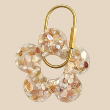Load image into Gallery viewer, Handmade Daisy Keyring |  Speckle