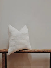 Load image into Gallery viewer, Linen Cushion | Clay Stripe
