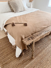 Load image into Gallery viewer, Moroccan Tassel Throw | Caramel 250x150cm
