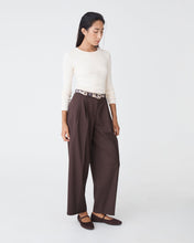 Load image into Gallery viewer, Devon Long Sleeve Rib Tee | Cream