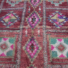 Load image into Gallery viewer, Vintage Moroccan Rug 195x315cm | Deep Jewel