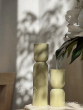 Load image into Gallery viewer, Hourglass Pillar Candle | Assorted Colours