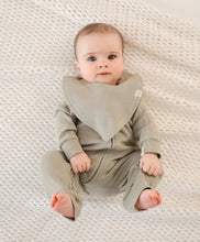 Load image into Gallery viewer, Organic Cotton Waffle Triangle Bib | Sage Green