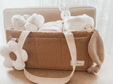 Load image into Gallery viewer, Nappy Caddy Organiser- Teddy Brown
