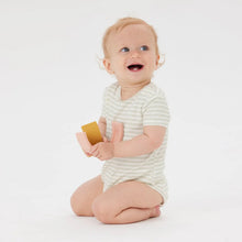 Load image into Gallery viewer, Comfy Bodysuit Short Sleeve | Sage Stripe