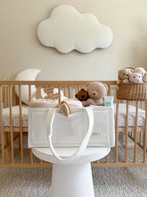 Load image into Gallery viewer, Nappy Caddy Organiser - Cord | White
