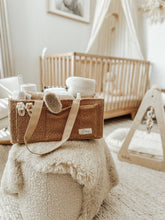 Load image into Gallery viewer, NAPPY CADDY ORGANISER - TEDDY BROWN
