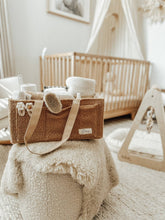 Load image into Gallery viewer, NAPPY CADDY ORGANISER - TEDDY BROWN