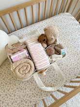 Load image into Gallery viewer, Nappy Caddy Organiser - Cord | White