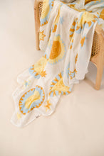 Load image into Gallery viewer, Organic Muslin Swaddle - Sunny Day (Limited Edition)