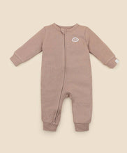 Load image into Gallery viewer, Organic Cotton Waffle Growsuit | Mocha