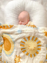 Load image into Gallery viewer, Organic Muslin Swaddle - Sunny Day (Limited Edition)