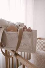 Load image into Gallery viewer, Nappy Caddy Organiser - Teddy | Beige Handles
