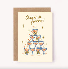 Load image into Gallery viewer, Cheers To Forever Card