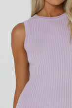 Load image into Gallery viewer, BRIT KNIT MAXI DRESS - LILAC
