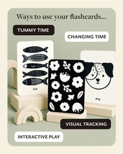 Load image into Gallery viewer, High Contrast Flashcards for Baby