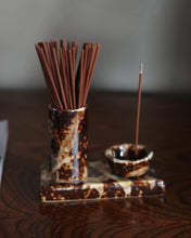 Load image into Gallery viewer, Gentle Habits Ceramic Incense Caddy | Chocolate