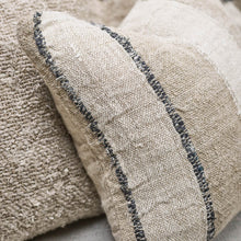 Load image into Gallery viewer, Retreat Cushion 50x50cm - Natural/Ivory/Black