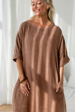Load image into Gallery viewer, The Malle Linen Dress - Clay