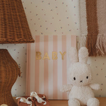 Load image into Gallery viewer, Baby Book Coffee Stripe - 3rd Edition