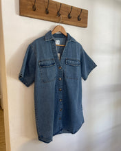 Load image into Gallery viewer, Lexi Denim Mini Dress | Light Blue