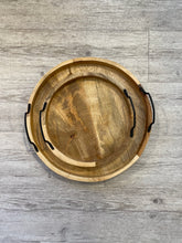 Load image into Gallery viewer, Erik Wood Tray with Metal Handles