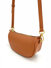 Load image into Gallery viewer, Moon Leather Crossbody Bag | Tan