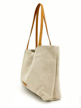Load image into Gallery viewer, Everyday Natural Tote Bag - Beige