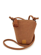Load image into Gallery viewer, Small Crossbody Bucket Bag | Rust