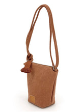 Load image into Gallery viewer, Small Crossbody Bucket Bag | Rust