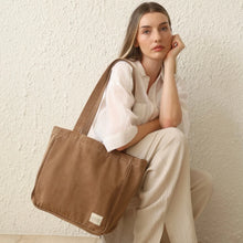 Load image into Gallery viewer, Midi Pocket Tote | Mocha