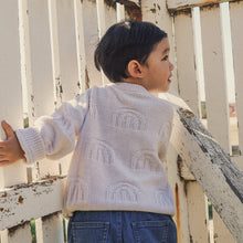 Load image into Gallery viewer, Rainbow Decorative Knit Jumper | Oatmeal Rainbow