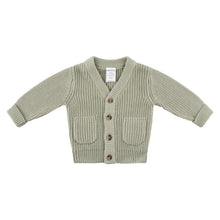 Load image into Gallery viewer, Chunky Knit Cardigan | Sage