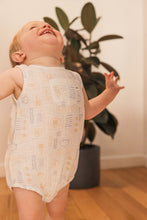 Load image into Gallery viewer, Sleeveless Woven Printed Romper | Salty Shores