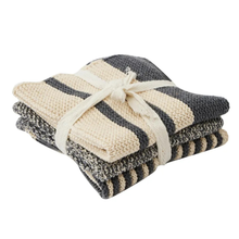 Load image into Gallery viewer, Amy Cotton Knit Cloths | Charcoal