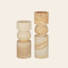 Load image into Gallery viewer, Uma Sandstone Candleholder | Tan