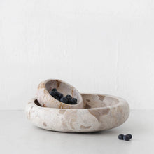 Load image into Gallery viewer, Xena Small Round Marble Bowl | 12cm | Taupe Marble