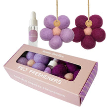 Load image into Gallery viewer, Felt Flower Fresheners | Amber & Lavender