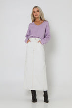 Load image into Gallery viewer, ALEKSANDRA KNIT TOP | LILAC
