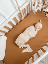 Load image into Gallery viewer, Bamboo Stretch Swaddle | Caramel
