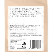 Load image into Gallery viewer, Brightenting & Anti-Aging Sheet Mask