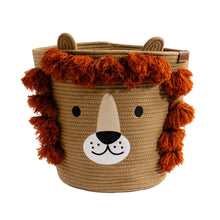 Load image into Gallery viewer, Cotton Rope Animal Hamper - Lion