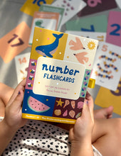 Load image into Gallery viewer, Illustrated Number Flashcards by Lauren Sisson