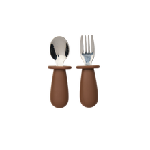 Load image into Gallery viewer, Toddler Cutlery Set | Mocha